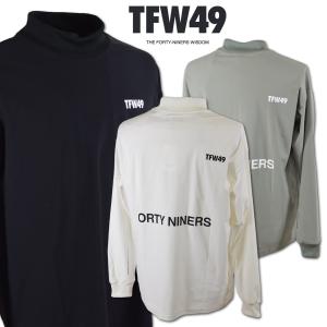 TFW49 長袖ハイネックシャツ L 楽天市場】TFW49 長袖ハイネックシャツ メンズ 春夏用 白 M L