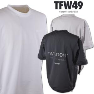 TFW49 半袖プルオーバー ゴルフウェア メンズ HALF ZIP SWEAT 春夏用