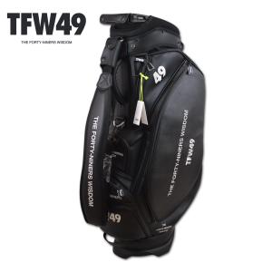 TFW49ロゴ入り黒ゴルフバッグ TFW49ロゴ入り黒ゴルフバッグ TFW49 - CADDIE BAG | キャディ