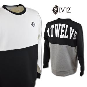 V12（ヴィ・トゥエルヴ） ゴルフ レディース バイカラー 半袖