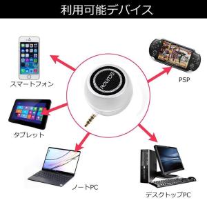 ROUNDS ポータブルスピーカー ミニ スマ...の詳細画像4