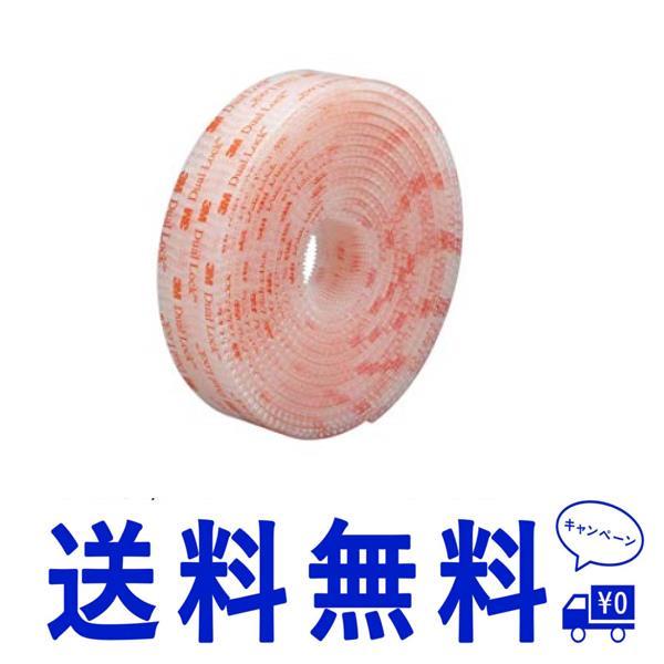 25 mm x 3 m 3M デュアルロックファスナー SJ3560 250 クリア 着脱可能 1 ...