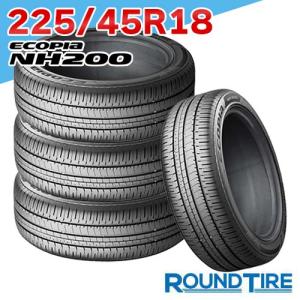 ★バリ山 225/45R18 ブリヂストン エコピア NH200 22年製 4本 エコピア 225/45R18 95W XL 4本セット ブリヂストン NH200 : Triple