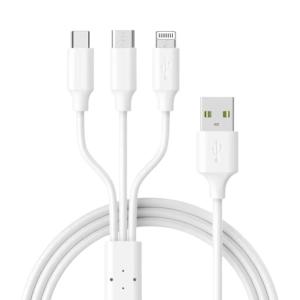 充電ケーブル ３in1 iPhone15以降対応 Type-C Android MicroUSB 急速充電 急速 充電器 マルチ充電ケーブル usb ライトニング タイプc 充電コード PD規格