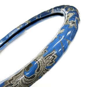 極太ハンドルカバー 金華山 モンブラン ブルー トラック用品 TURN ターン カスタム ドレスアップ 握りやすい