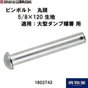 1803743JBピンボルト 丸頭 5/8×120 生地 JB日本ボデーパーツ工業