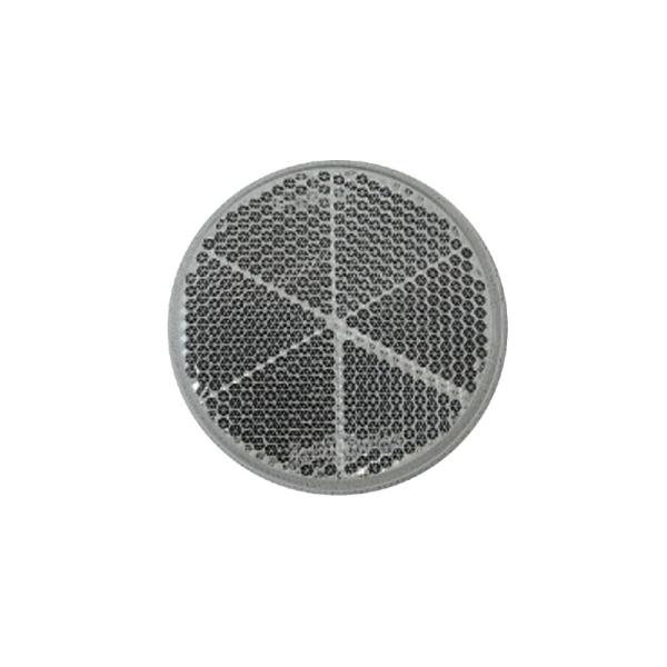 リフレクター反射板 白 穴無 テープ付  ECE規格 1枚単品 26-101-103 トラック用品 ...