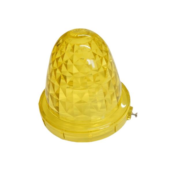 LEDマーカーα改良型用レンズ(ビス付) イエロー 単品 トラック用品 JB 日本ボデーパーツ工業 ...