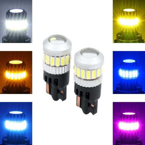 ルミナスルーセントバルブ T10ウェッジ 2個組 12V/24V共用 無極性 トラック用品 竹村商会...