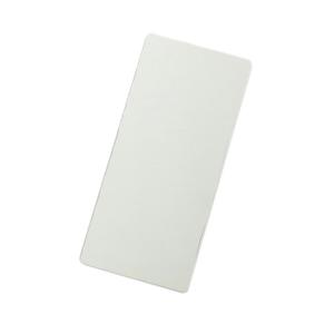 トラック用品 ネームプレート用無地プレート 白 板のみ単品