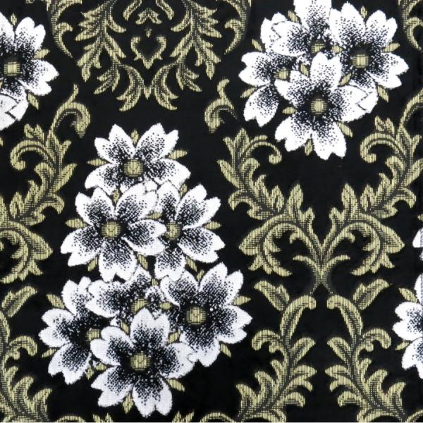 金華山生地 みやび桜 ブラック のり無し m単位切売り トラック用品 MIYABI 雅 カスタム ド...