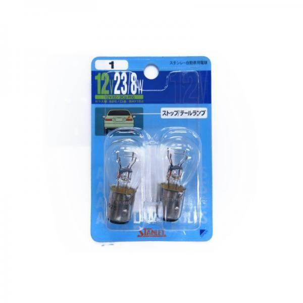 トラック用電球バルブ ダブル球 12V23/8W  クリア 2個入 トラック用品 スタンレー No....