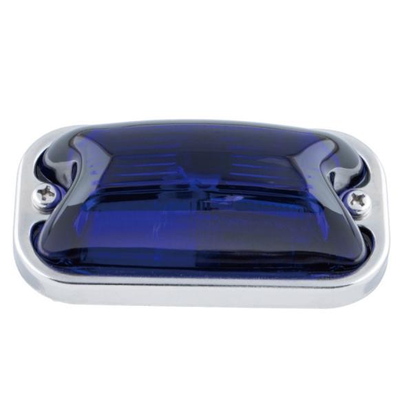 角型マーカーランプ 瑠璃色 前方開閉式用 24V6W球付き トラック用品 JET ジェットイノウエ ...