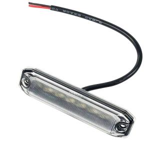 LEDストリームラインマーカー スモーク 12V/24V 534675 ジェットイノウエ トラック用品 トラック用 トラック 電装 電飾 LEDマーカーランプ ユーロ 薄型 フラット｜route2yss