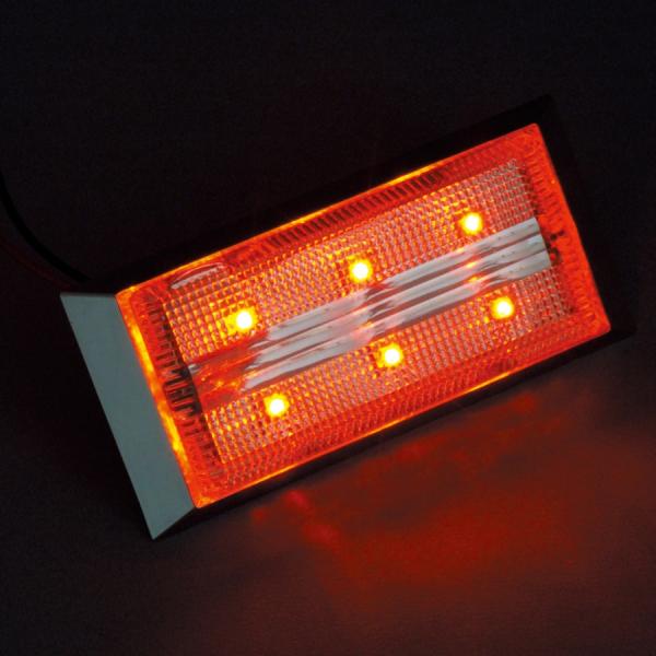 流星 ポイントマーカー シグマ クリアレンズ/LEDアンバー 24V トラック用品 YAC 槌屋ヤッ...