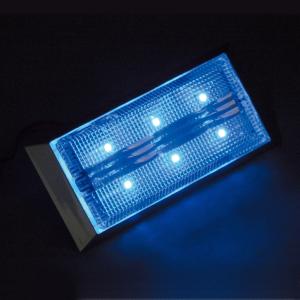 slim流星ポイントマーカー クリア/ブルー 12/24V共用 : トラック用品