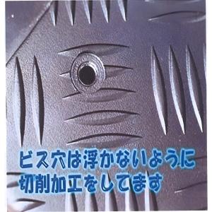 AL縞板リアステップカバー シルバーグレーサテ...の詳細画像1