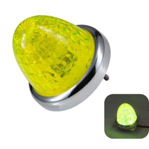 ※LEDマーカーランプ 532652 LEDスターライトバスマーカー零(ゼロ) レモンイエローレンズ/ホワイト|トラック用品 ジェットイノウエ