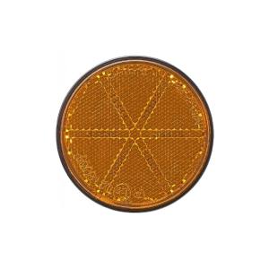 6962098 RR-210N-BTA 丸型レフレクター反射板 1枚組 橙