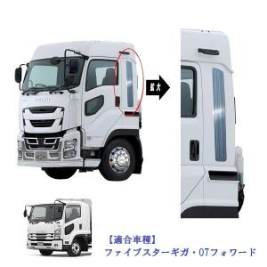 トラック用品 AB07I307 ATSいすゞキャブサイドパネルSUS左右セット ファイブスターギガ/07フォワード