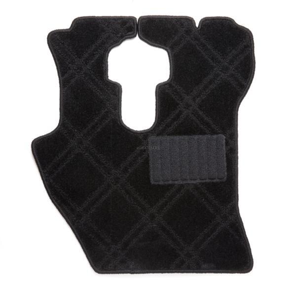 雅ダブルダイヤ フロアマット ブラック 運転席のみ トラック用品 MIYABI 雅 カスタム ドレス...