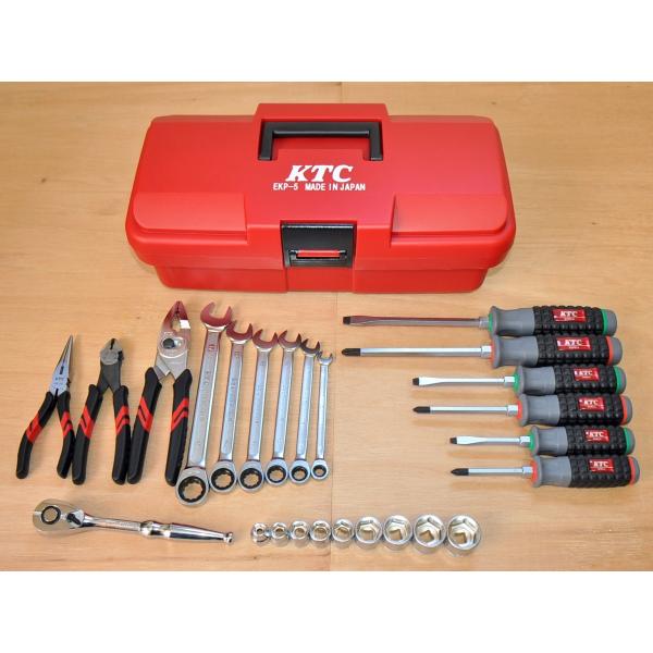 KTC 工具オリジナルツールセット プラハードケースEKP-5付 全6種類