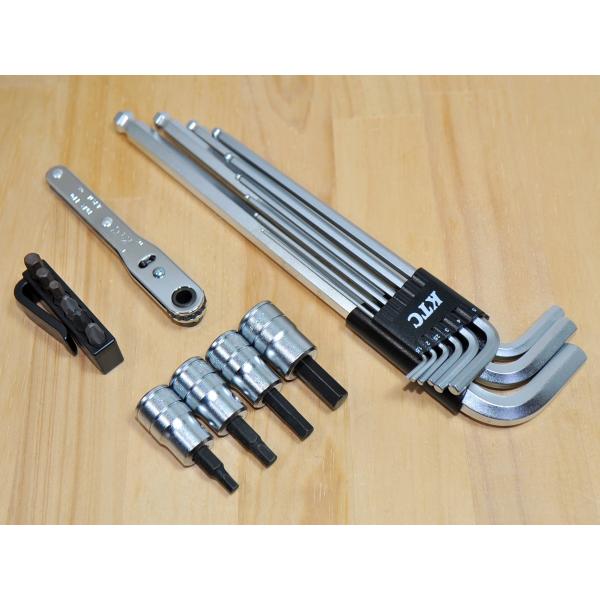 KTC 六角レンチ HL259SP＋ヘキサゴンビットソケット BT3＋TMDB8 セット