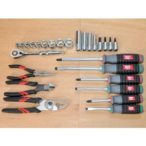 KTC 工具セット 4種類 メガネ・ドライバー・握り物・六角レンチ