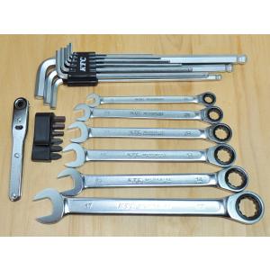 KTC 工具セット 4種類 メガネ・ドライバー・握り物・六角レンチ KTC 工具セット 4種類 メガネ・ドライバー・握り物・六角レンチ