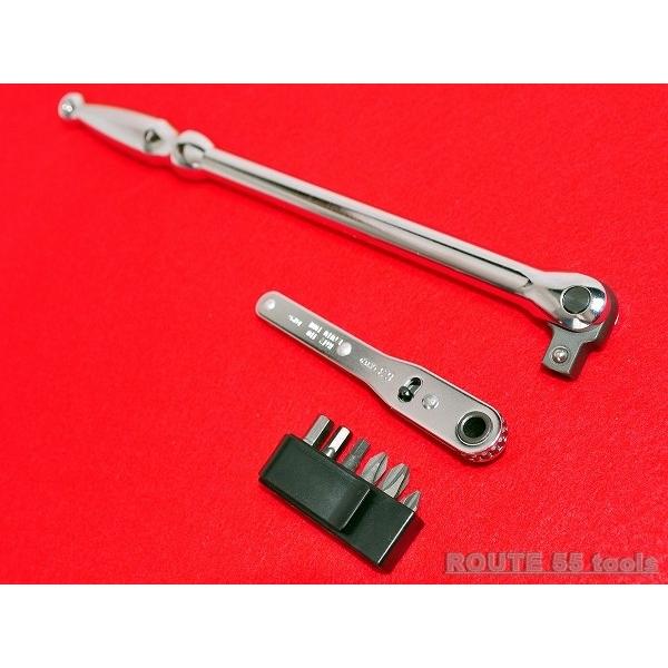 KTC スピンナハンドルBS3E+板ラチェットTMDB8 セット