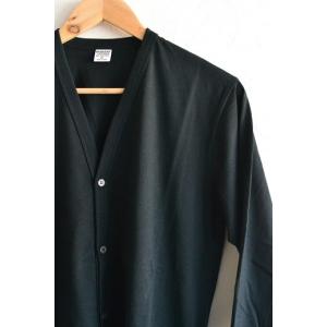 WORKERS(ワーカーズ)〜3PLY Cardigan Black〜｜route66amboy