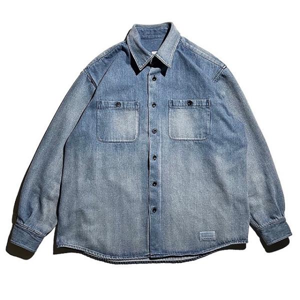 Sugar&amp;Co.(シュガーアンドカンパニー)〜DENIM DROP SHIRT 5Year Was...