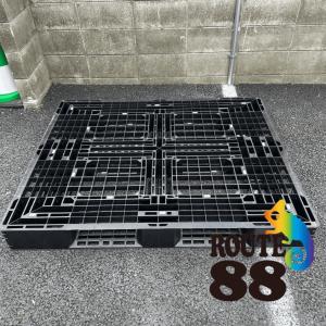 メッシュかご(パレティーナ) 新品 メッシュパレット 800×1000×850 網カゴ 網パレット 鉄