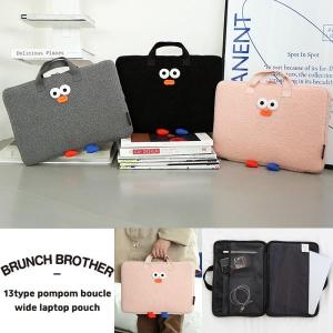 Brunch Brother ワイド 13インチ iPad ポーチ ケース タブレットケース PC バッグ PomPom ポムポム ROMANE ロマネ ブランチブラザー