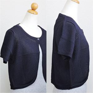 ボレロ サマーニット カーディガン ショート丈...の詳細画像3