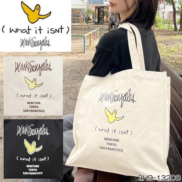 マチ付き トートバッグ (What it isNt) ART BY MARK GONZALES TO...