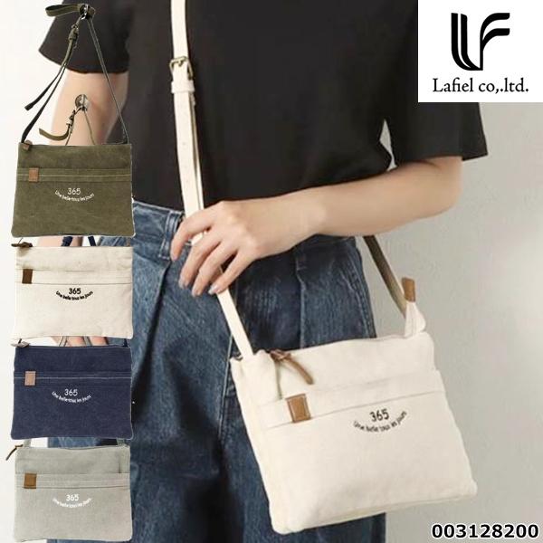 ショルダーバッグ 帆布 ロゴ刺繍 365シリーズ 斜め掛け ミニショルダー ショルダー サコッシュ ...