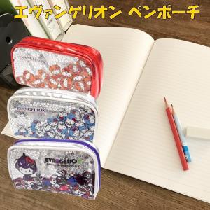 ペンケース ペンポーチ エヴァンゲリオンペンケース エヴァ ペンケース ポーチ スパンコール サンリオ エヴァンゲリオン×キティ ペンポーチ｜ROVEL