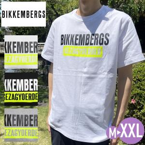BIKKEMBERGS Tシャツ メンズ 半袖 T-shirts ロゴTシャツ ビッケンバーグ ホワイト ブラック グレー 綿100％｜rovel