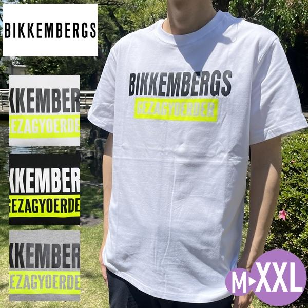 BIKKEMBERGS Tシャツ メンズ 半袖 T-shirts ロゴTシャツ ビッケンバーグ ホワ...