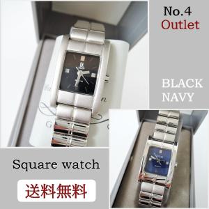 腕時計 レディースウォッチ レディース 時計 レディーススクエアステンレスウォッチ カジュアル時計 レディース時計 ビジネス時計 No 4 Wat005 Rovel 通販 Yahoo ショッピング