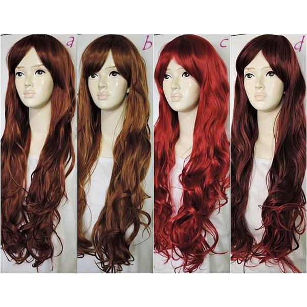 フルウィッグ ロングウェーブ ハロウィン 仮装