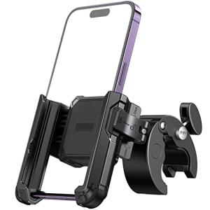 2023新登場 Lamicall クイック取付 自転車 スマホ ホルダー: 自転車 携帯ホルダー スマホ自転車ホルダー ロードバイク スマホホル