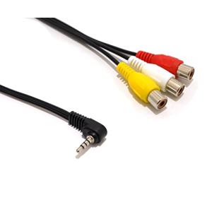 EITEC アルパイン(ALPINE) AUX変換/ビデオ入力ケーブル KCE-250IV