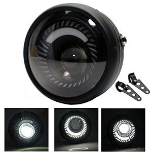 JIAHER バイク ヘッドライト LED汎用 6.5インチ + ブラケット