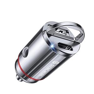 業界極小サイズSyncwire シガーソケット USB & USB