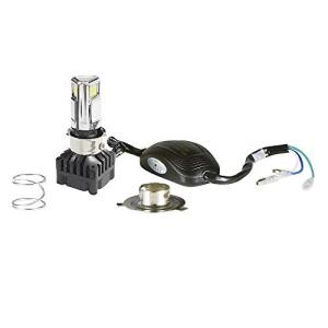 バイク LEDヘッドライト3面LED 30W H4Hi/Lo PH7 直流交流兼用