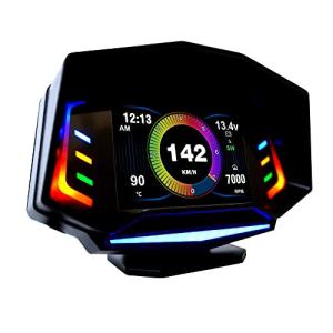 OBD2 マルチメーター タコ メーター ブースト計 HUD 日本語説明書付き