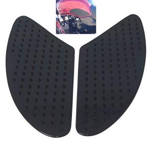バイク汎用 ニーグリップパッド サイド タンクパッド 適合 CBR600 1000RR CB400 等汎用 黒