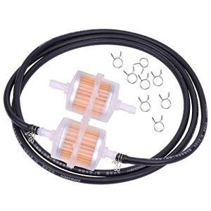 ASDL 燃料ホース 内径4.5mm 全長2M 2個燃料フィルター